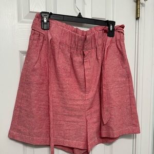 Draper James Linen paper bag shorts